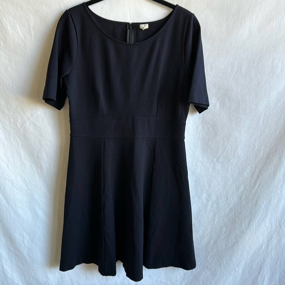 J. Crew short sleeve little black dress, size 10